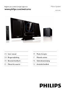 Manual Philips MCD289 Stereo-set