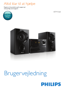 Brugsanvisning Philips BTM1360 Stereo sæt