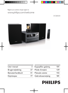 Käyttöohje Philips DCB2020 Stereosetti