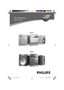 Bruksanvisning Philips MCM7 Stereoanläggning