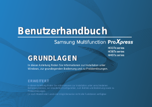 Bedienungsanleitung Samsung ProXpress M4075FX Multifunktionsdrucker