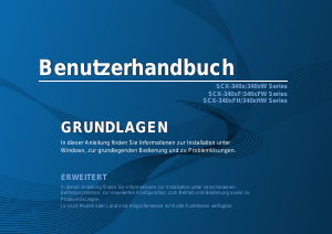 Bedienungsanleitung Samsung SCX-3405W Multifunktionsdrucker