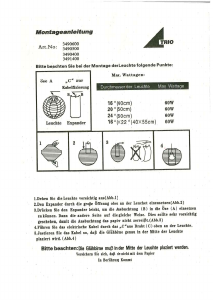 Bedienungsanleitung Trio 3490400-18 Paper Leuchte