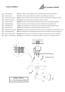 Bedienungsanleitung Trio 8130011-07 Jackson Leuchte