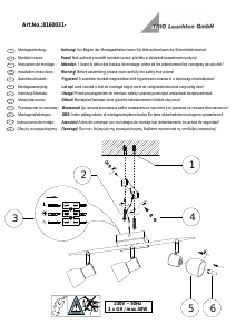 Bedienungsanleitung Trio 8160031-07 Marlon Leuchte