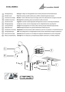 Bedienungsanleitung Trio 8160911-07 Marlon Leuchte