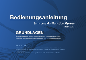 Bedienungsanleitung Samsung Xpress M2070FW Multifunktionsdrucker