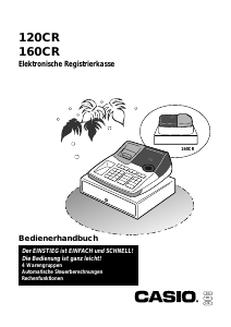 Bedienungsanleitung Casio 120CR Registrierkasse