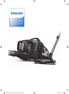 Kullanım kılavuzu Philips FC9529 Elektrikli süpürge