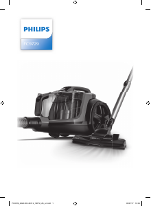Kullanım kılavuzu Philips FC9729 Elektrikli süpürge