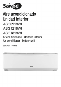 Manual Saivod ASG 0918 WI Ar condicionado
