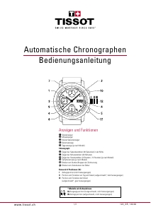 Bedienungsanleitung Tissot 122 Automatic Chronograph Armbanduhr