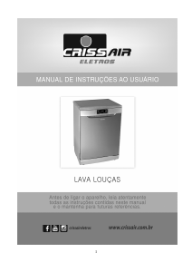 Manual Crissair CLL 14 Máquina de lavar louça