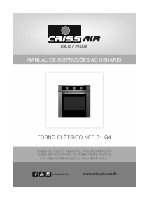 Manual Crissair NFE 31 G4 Forno