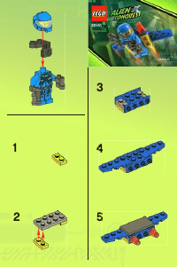 Handleiding Lego set 30141 Alien Conquest Jetpack