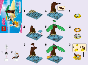 Manual Lego set 30397 Disney Princess Olafs summertime fun