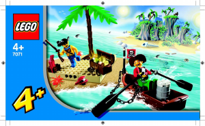 Manual Lego set 7071 4Juniors Treasure island