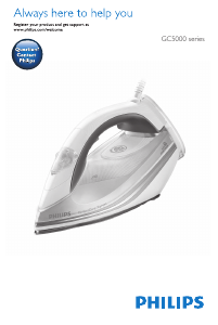 Manual Philips GC5050 Iron