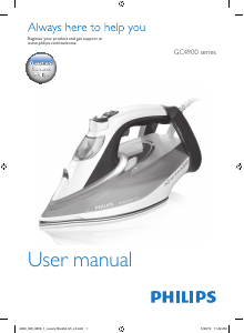 Mode d’emploi Philips GC4919 Fer à repasser