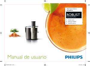 Manuale Philips HR1881 Centrifuga