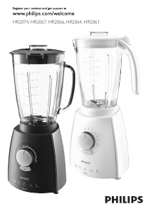 Brugsanvisning Philips HR2074 Blender