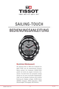 Bedienungsanleitung Tissot 147 Sailing-Touch Armbanduhr