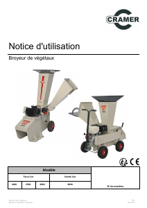 Mode d’emploi Cramer 2200 Terra Cut Broyeur à végétaux