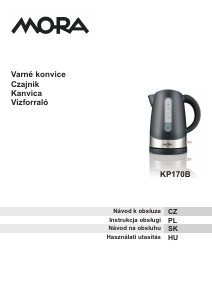 Instrukcja Mora KP 170 B Czajnik