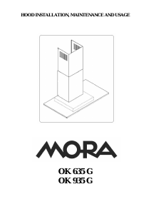 Instrukcja Mora OK 935 G Okap kuchenny