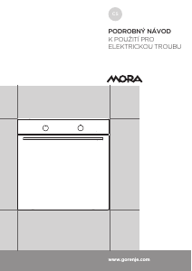 Manuál Mora VT 658 BX Trouba