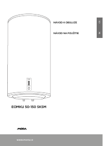 Návod Mora EOMKU 80 SKSM Bojler