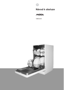 Manuál Mora VM 533 X Myčka na nádobí