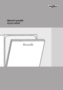 Manuál Mora IM 680 Myčka na nádobí