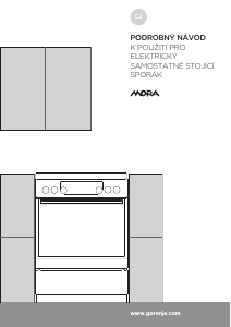 Manuál Mora C 818 AW Sporák