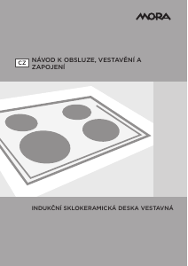 Manuál Mora VDI 660 FFW Varná deska