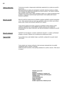 Manuál Mora VDP 325 X Varná deska