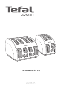 Bedienungsanleitung Tefal TT562E10 Avanti Toaster