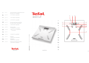 Εγχειρίδιο Tefal BM2024A9 Bodyup Ζυγαριά