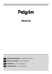Bruksanvisning Pelgrim MSW740KOR Köksfläkt