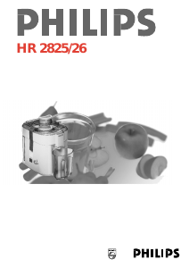 Handleiding Philips HR2826 Sapcentrifuge