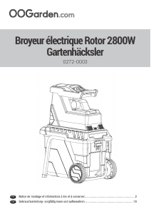 Bedienungsanleitung OOGarden LSG2815 Gartenhäcksler