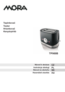 Manuál Mora TP 900 B Toustovač