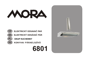 Manuál Mora OP 611 W Odsavač par