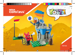 Handleiding Mega Construx set FNY00 World Kasteeltoren