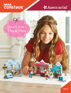 Handleiding Mega Construx set FDY97 American Girl Graces 2-in-1 day in Paris