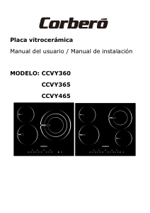 Manual de uso Corberó CCVY360 Placa