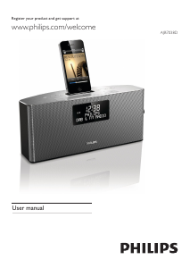 Bruksanvisning Philips AJB7038D Dockningshögtalare