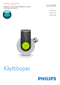 Käyttöohje Philips SA4DOT02BN GoGear MP3-soitin
