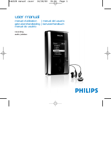 Handleiding Philips HDD120 Mp3 speler