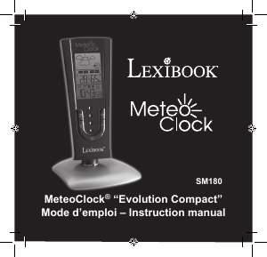 Manual de uso Lexibook SM180 MeteoClock Estación meteorológica